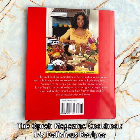 O, The Oprah Magazine Cookbook First Edition Hardcover  175 Recipes, Like New - Picture 3 of 11
